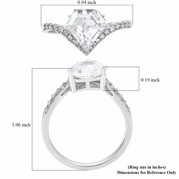 Sterling Silver Chevron Band - Picture 7 of 14